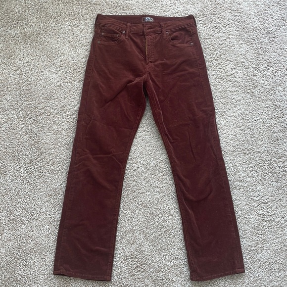 The Rider Burgundy High-Waisted Ankle Jean - Picture 2 of 10